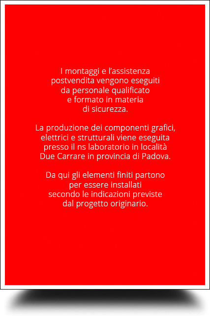 Insegne pubblicitarie Padova